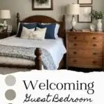 Cozy Guest Bedroom Ideas pinterest graphic