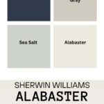 Alabaster coordinating pain colors pinterest graphic