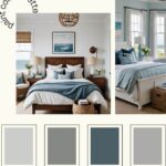 Coastal Bedroom Ideas pinterest graphic