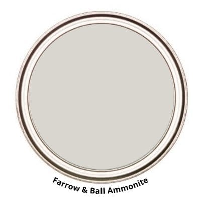 Farrow & Ball Ammonite paint can swatch