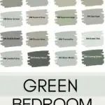 Green bedroom Paint Colors pinterest graphic