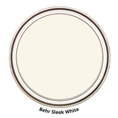 Sleek White paint can swatch