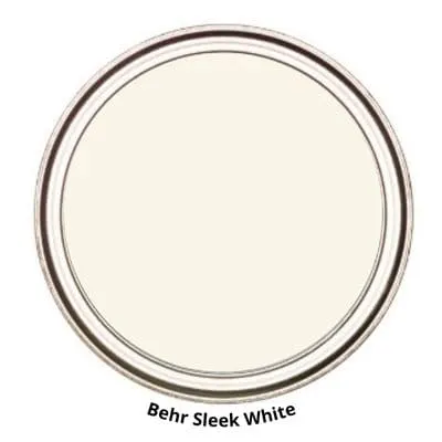 Sleek White paint can swatch