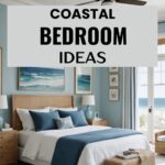 Coastal Bedroom Ideas pinterest graphic