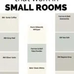 paint colors for small rooms pinterest graphic