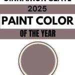 BM Cinnamon Slate Paint color of the year graphic