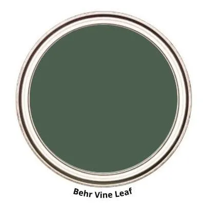 Behr Vine Leaf paint can swatch