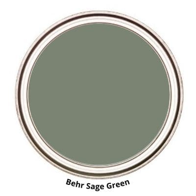 Behr sage green digital paint can swatch 