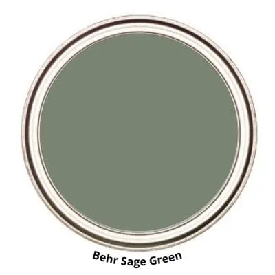 Behr sage green digital paint can swatch 