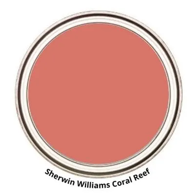 Sherwin WIlliams Coral Reef digital paint can swatch