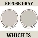 Sherwin Williams agreeable gray vs repose