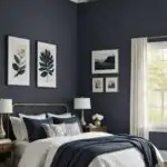 Wrought Iron painted walls in bedroom