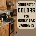 countertop color for honey oak pinterest graphic