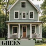 green exterior paint colors pinterest graphic