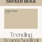 BM Shaker Beige neutral paint color