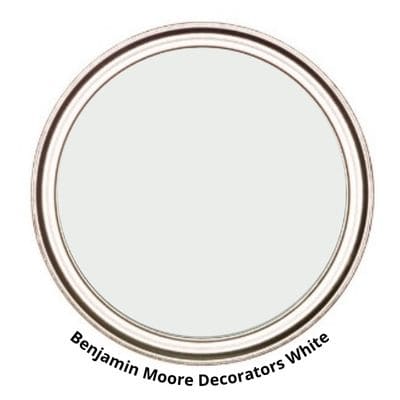 Benjamin Moore Decorators White Digital Paint Can swatch