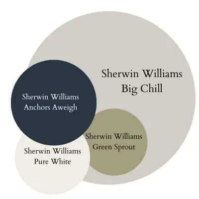 Big Chill Color Palette digital swatches 