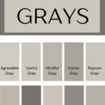 the best grays- Sherwin Williams - pinterest graphic