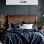 10 navy blue bedroom ideas - pinterest graphic