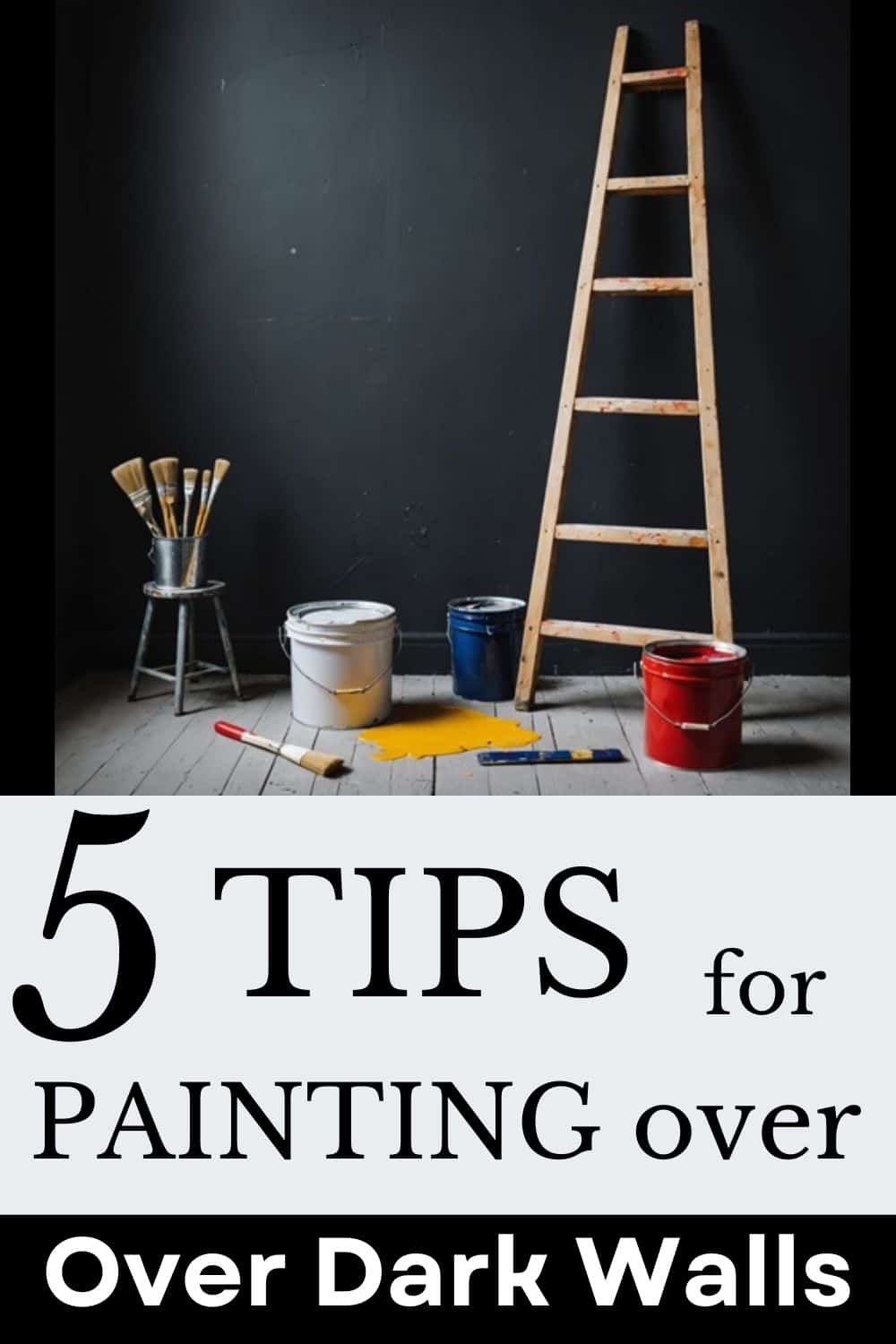 Painting Over Dark Walls - 5 Tips for Success - West Magnolia Charm