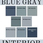 BM dark Blue Gray Paint Colors - Pinterest Graphic