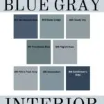 BM dark Blue Gray Paint Colors - Pinterest Graphic