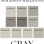 SW Gray Paint Colors digital paint swatches - Pinterest Graphic