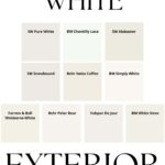 White Exterior Paint Colors Pinterest Graphic