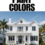 the best White Exterior paint colors - pinterest graphic