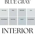 gorgeous blue gray Interior Paint Colors - pinterest grphic