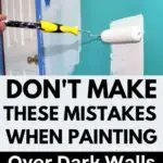 paint over dark walls - pinteres graphic