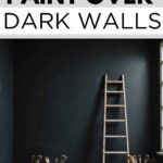 paint over dark walls - pinterest image