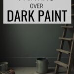 painting over dark paint - pinterest image