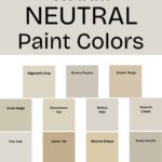 BM Warm Neutral Paint Colors - Pinterest Graphic