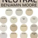 BM Warm Neutral Paint Colors - Pinterest Graphic