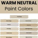 BM Warm Neutral Paint Colors - Pinterest Graphic