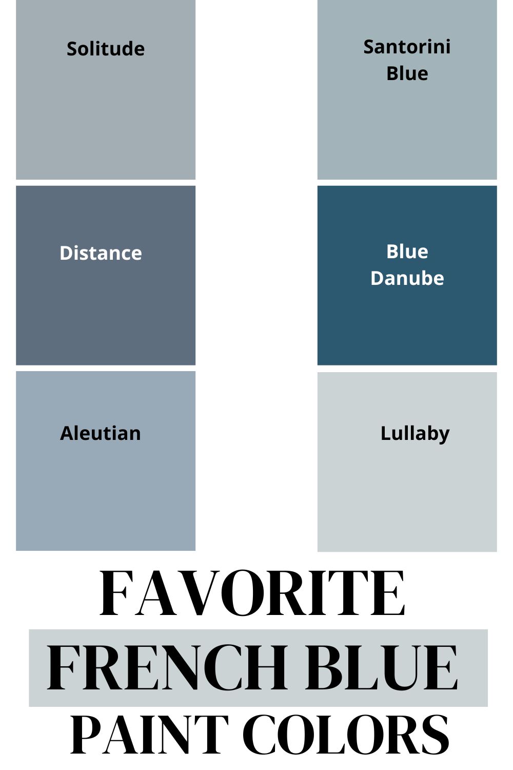 Deluted Color:blue The Best French Blue Paint Colors for Every Room - West Magnolia Charm