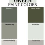 Favorite Green SW Paint Colors