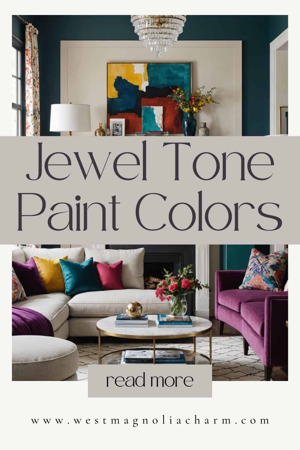 Jewel Tone Paint Colors to Make Your Home Shine - West Magnolia Charm