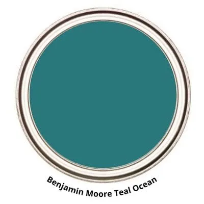 Benjamin Moore Teal Ocean Digital Paint Can swatch