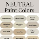 BM Warm Neutral Paint Colors Pinterest graphic