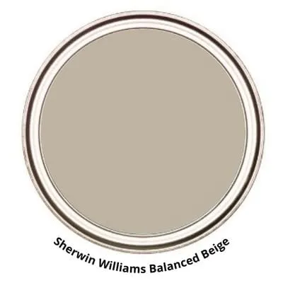 Sherwin Williams Balanced Beige Digital Paint Can swatch