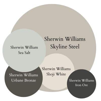 Skyline Steel Color Palette digital swatches 