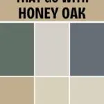 paint colors that go with honey oak