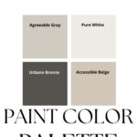 earthy & organic paint color palette for Agreeable Gray