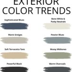 2025 House Color Trend for the exterior - Pinterest graphic