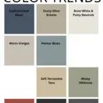 2025 House Color Trend for the exterior - Pinterest graphic