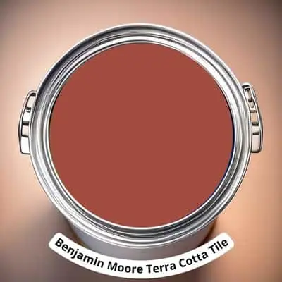 Benjamin Moore Terra Cotta Tile Digital Paint Can swatch (