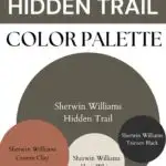 SHerwin Williams Hidden Trail Color Palette - Earthy Modern (