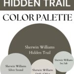SHerwin Williams Hidden Trail Color Palette - Muted Coastal